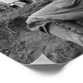 Browning 50 cal M2 Machine Pistool Wereldoorlog II Poster (Hoek)