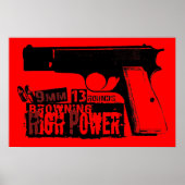 Browning Hi-Power Poster (Voorkant)