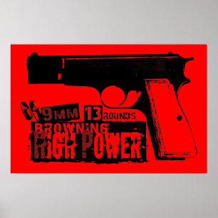 Browning Hi-Power Poster