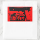 Browning Hi-Power Rechthoekige Sticker (Tas)