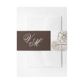 Browning op de liefde bruiloft uitnodigingen wikkel (Voorkant Voorbeeld)