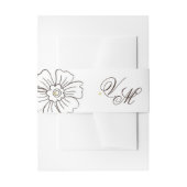 Browning op de liefde bruiloft uitnodigingen wikkel (Voorkant Voorbeeld)