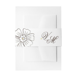 Browning op de liefde bruiloft uitnodigingen wikkel