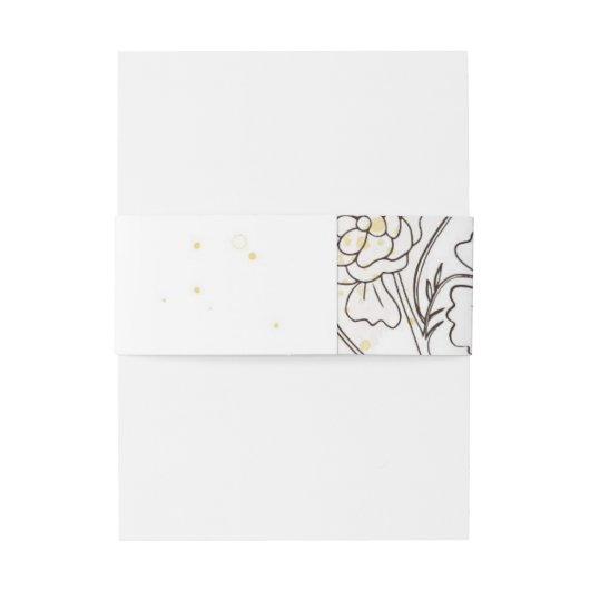 Browning op de liefde bruiloft uitnodigingen wikkel (Achterkant Voorbeeld)