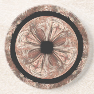 Brownish Abalone Bowls Abstract Zandsteen Onderzetter