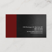 Brownish Red Grey Hair Style Makeup Artist Visitekaartje (Achterkant)