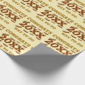 Browns Afstudeerders manier om te gaan Cadeaupapier (Hoek)