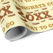 Browns Afstudeerders manier om te gaan Cadeaupapier (Rol Hoek)