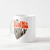 Browns Familie Fan Gift Koffiemok (Voorkant links)