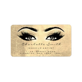 Browns Faux Gold Makeup Lashes Bridal Beauty RVP Etiket