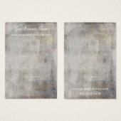  Browns Grunge Earring Holder Display Kaarten Visitekaartjes (Voorkant /achterkant)