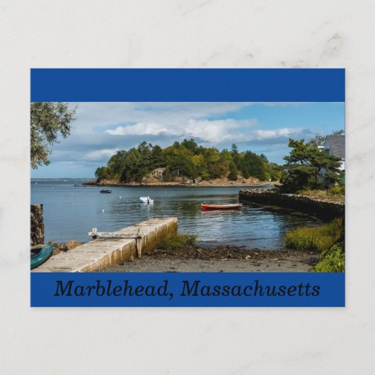 Brown's Island, Marblehead, Massachusetts. Feestdagenkaart (Voorkant)