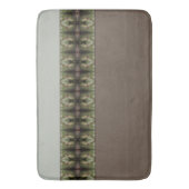 Browns met decoratieve schaduwen van groen badmat (Voorkant Verticaal)