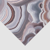 Browns neutrale Agate Stone Tissuepapier (Detail)