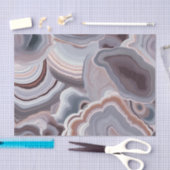 Browns neutrale Agate Stone Tissuepapier (Craft)