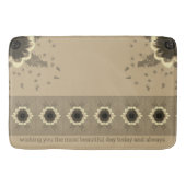 Browns Taupe en Beige Badmat (Voorkant)