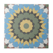 Browns van de oude Spaanse Tegel Tegeltje (Voorkant)