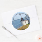 Browns vuurtoren Maine Grote Stickers (Envelop)