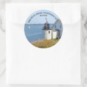 Browns vuurtoren Maine Grote Stickers (Tas)