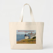 Browns vuurtoren, Maine Jumbo Canvas tas (Voorkant)