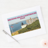 Browns vuurtoren, Maine Stickers (Envelop)