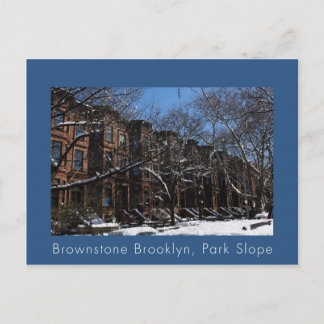Brownstone Brooklyn, NY Briefkaart