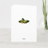 Brownstone Christmas-Wenskaart Feestdagen Kaart (Achterkant)