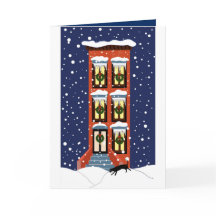 Brownstone Christmas-Wenskaart