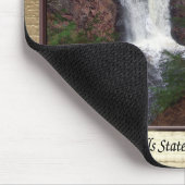 Brownstone Herfsten omwoeld mousepad Muismat (Hoek)