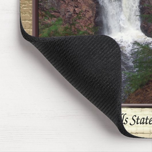 Brownstone Herfsten omwoeld mousepad Muismat (Hoek)