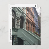 Brownstone Upper West Side New York City NYC Briefkaart (Voorkant / Achterkant)