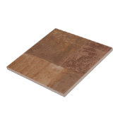 Brownstone vintage rustic simple rustic print  tegeltje (Zijkant)