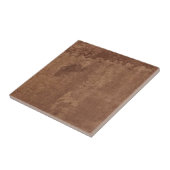 Brownstone vintage rustieke eenvoudige rustieke pr tegeltje (Zijkant)