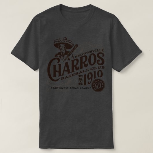 Brownsville Charros T-shirt (Design voorkant)