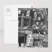 Brownsville market, Brooklyn: 1962 Briefkaart (Voorkant / Achterkant)