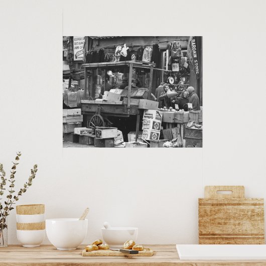 Brownsville market, Brooklyn: 1962 Poster (Keuken)