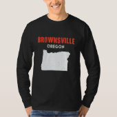 Brownsville Oregon USA State America Travel Oregon T-shirt (Voorkant)