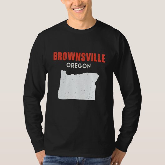 Brownsville Oregon USA State America Travel Oregon T-shirt (Voorkant)