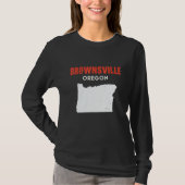 Brownsville Oregon USA State America Travel Oregon T-shirt (Voorkant)