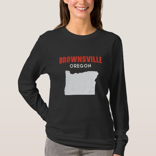 Brownsville Oregon USA State America Travel Oregon T-shirt (Voorkant)