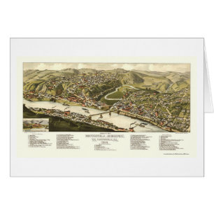 Brownsville, PA Panoramic Map - 1883