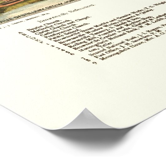 Brownsville, PA Panoramic Map - 1883 Poster (Hoek)