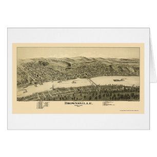 Brownsville, PA Panoramic Map - 1902