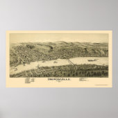 Brownsville, PA Panoramic Map - 1902 Poster (Voorkant)