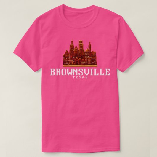 Brownsville Texas T-shirt (Design voorkant)