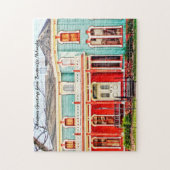 Brownville Nebraska.Kerstgroet Legpuzzel (Verticaal)