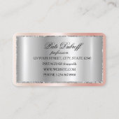 Brows Aftercare Blue PMU Microblading Henna Salon Visitekaartje (Achterkant)