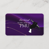 Brows Aftercare Luxury PMU Microblading Salon Busi Visitekaartje (Voorkant)