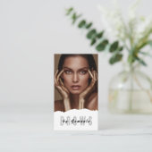 Brows Aftercare PMU Microblading Henna Salon Busin Visitekaartje (Staand voorkant)