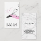 Brows Aftercare PMU Microblading Henna Salon Busin Visitekaartje (Voorkant / Achterkant)